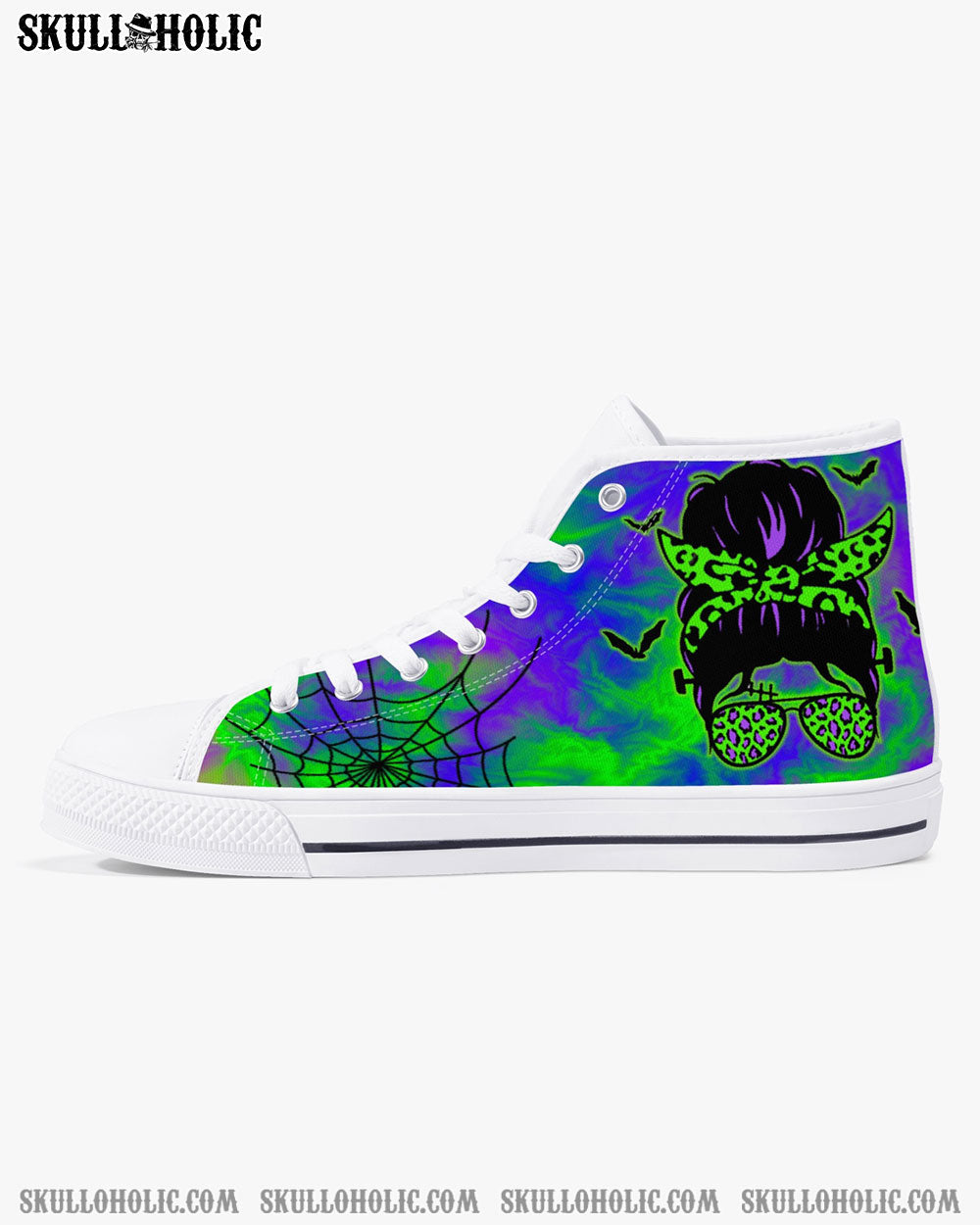 MOMSTER SKULL HIGH TOP CANVAS SHOES - TLTW2308223