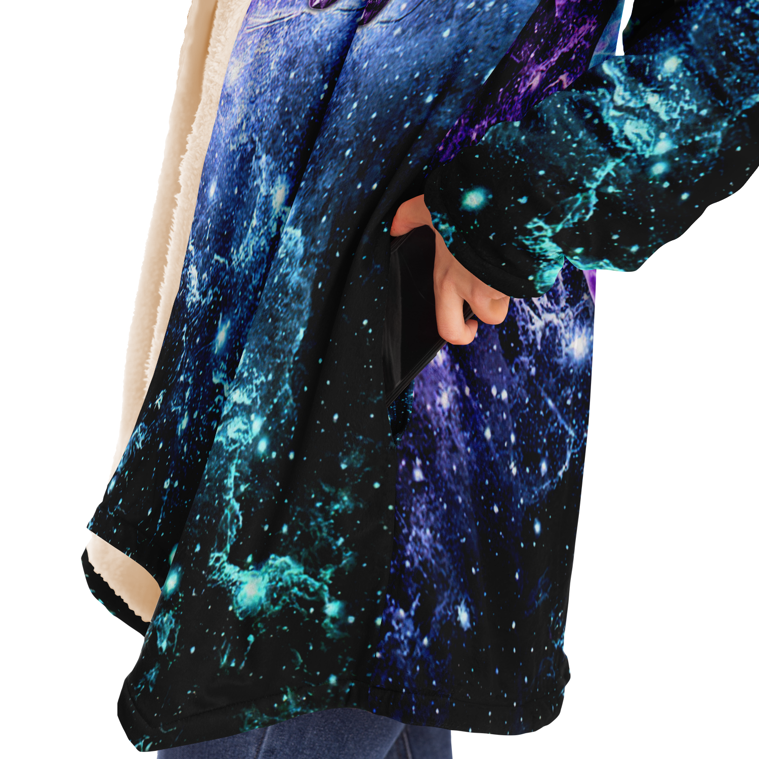 GALAXY SKULL PREMIUM FLEECE CLOAK - TLTR0908225