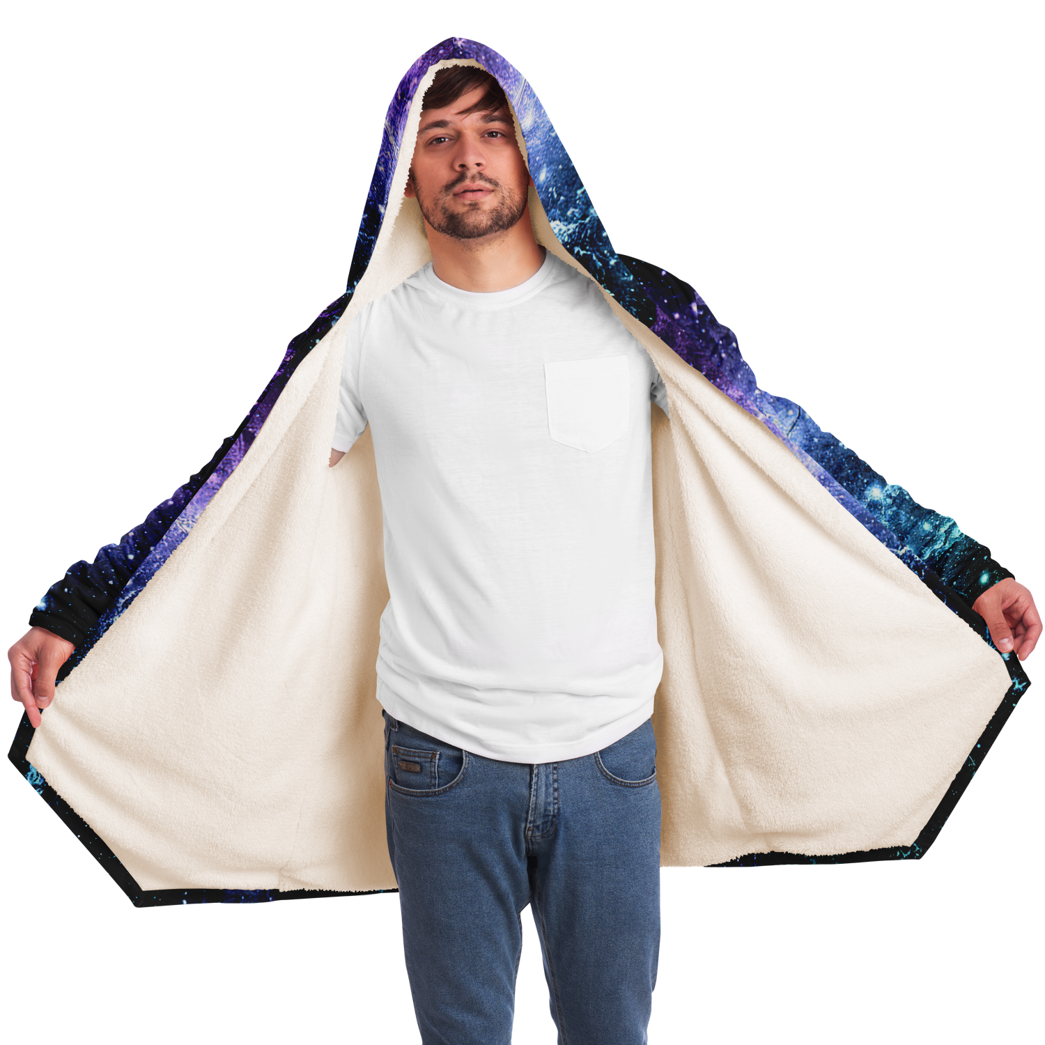 GALAXY SKULL PREMIUM FLEECE CLOAK - TLTR0908225