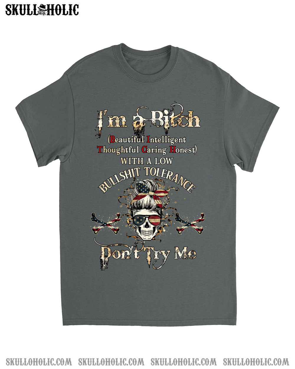 I'M A B DON'T TRY ME COTTON SHIRT - YHHG1412224