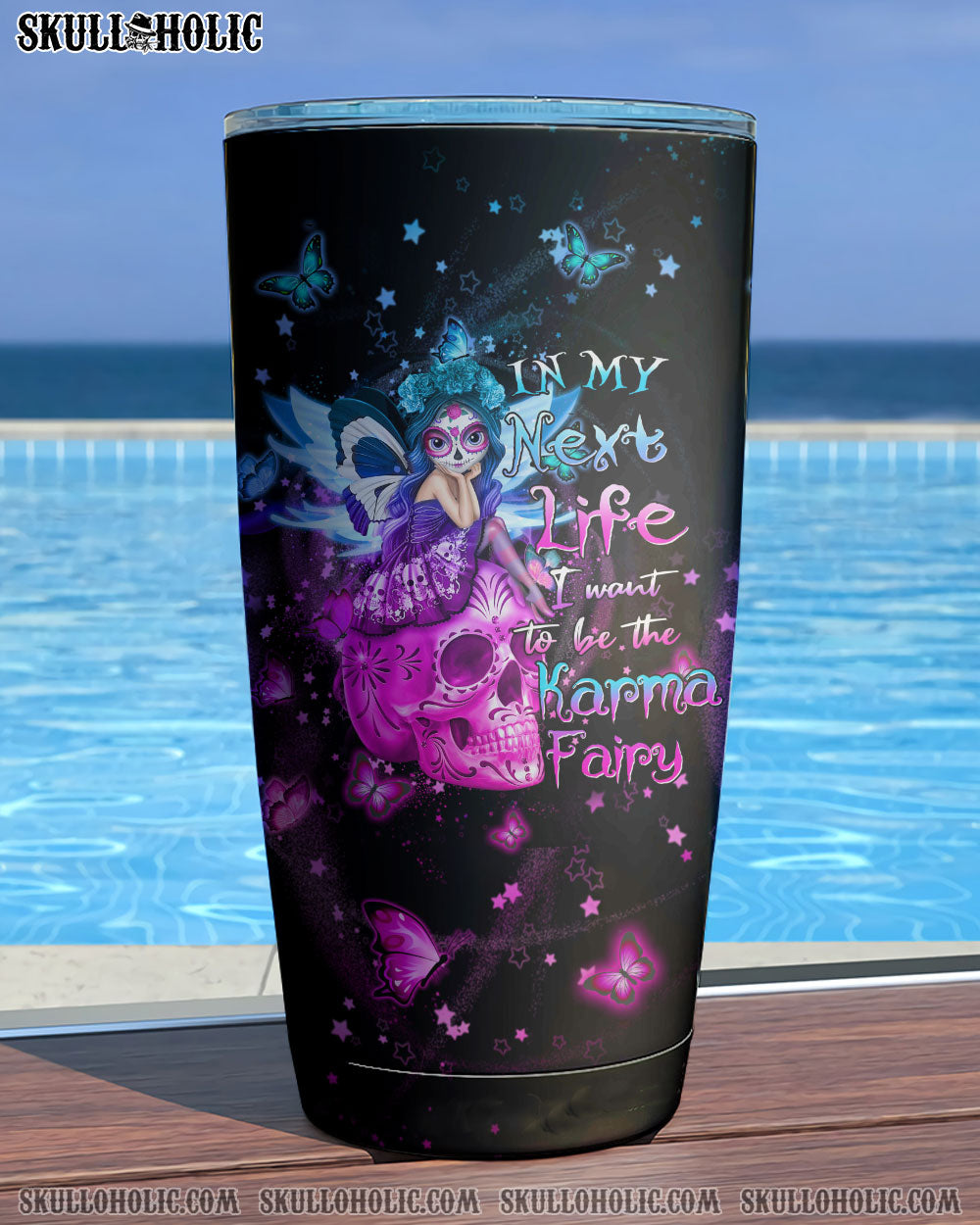 KARMA FAIRY SUGAR SKULL TUMBLER - YHHN0601233