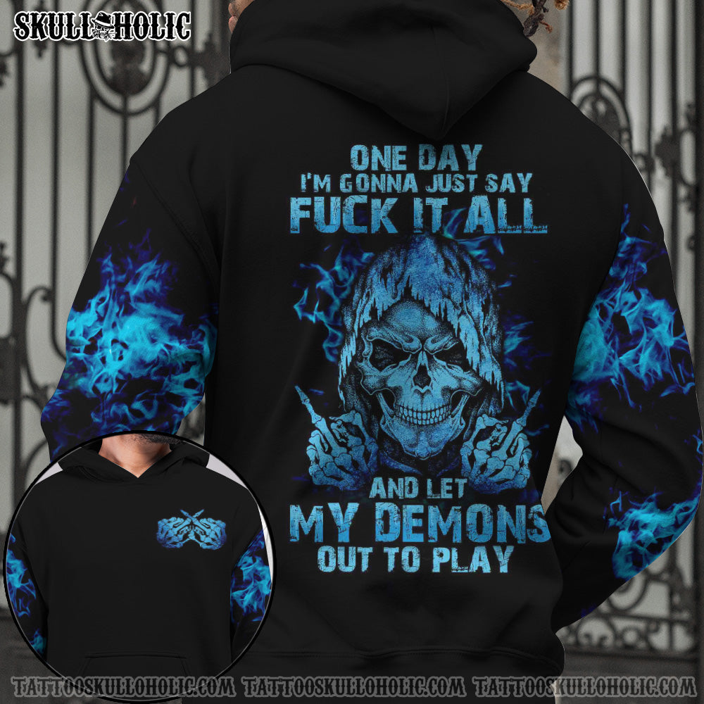 (HOT DEAL) MY DEMONS OUT TO PLAY SKULL ALL OVER PRINT - LATH2511214