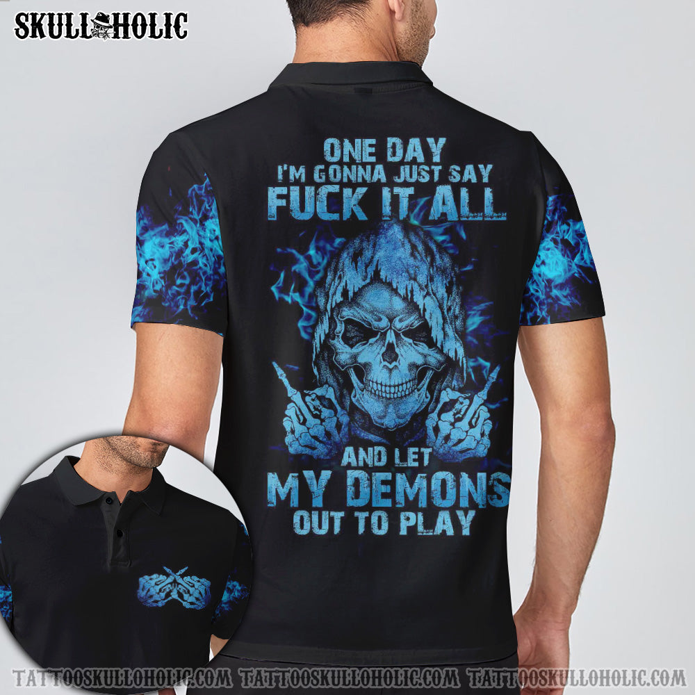 MY DEMONS OUT TO PLAY SKULL ALL OVER PRINT - LATH2511214