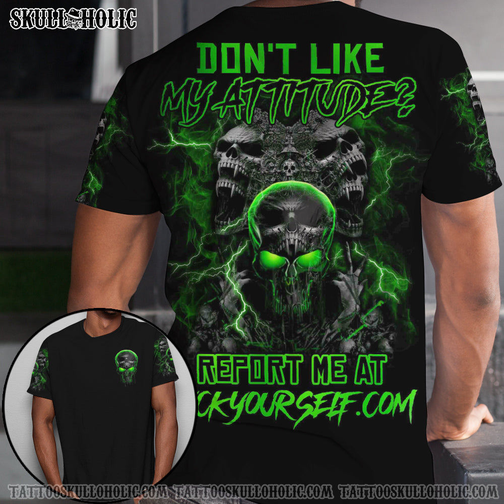 DON'T LIKE MY ATTITUDE SKULL ALL OVER PRINT - YHHN0905223