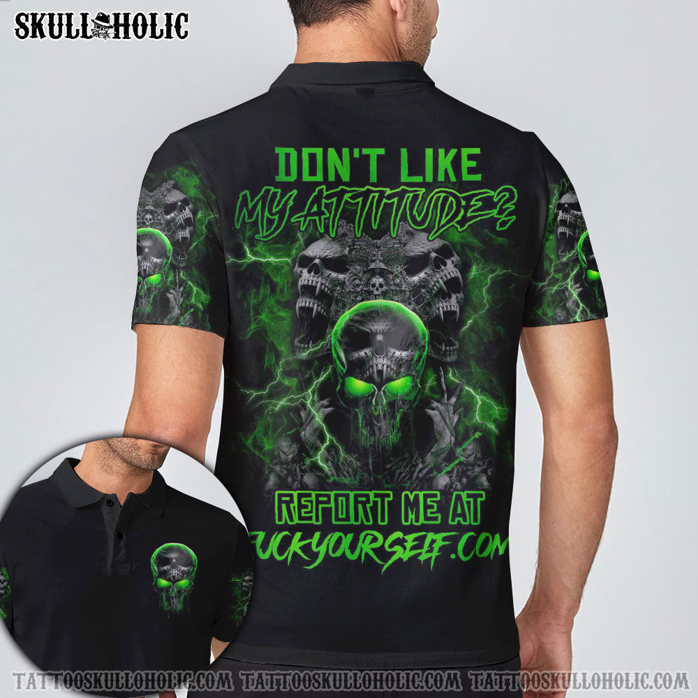 DON'T LIKE MY ATTITUDE SKULL ALL OVER PRINT - YHHN0905223