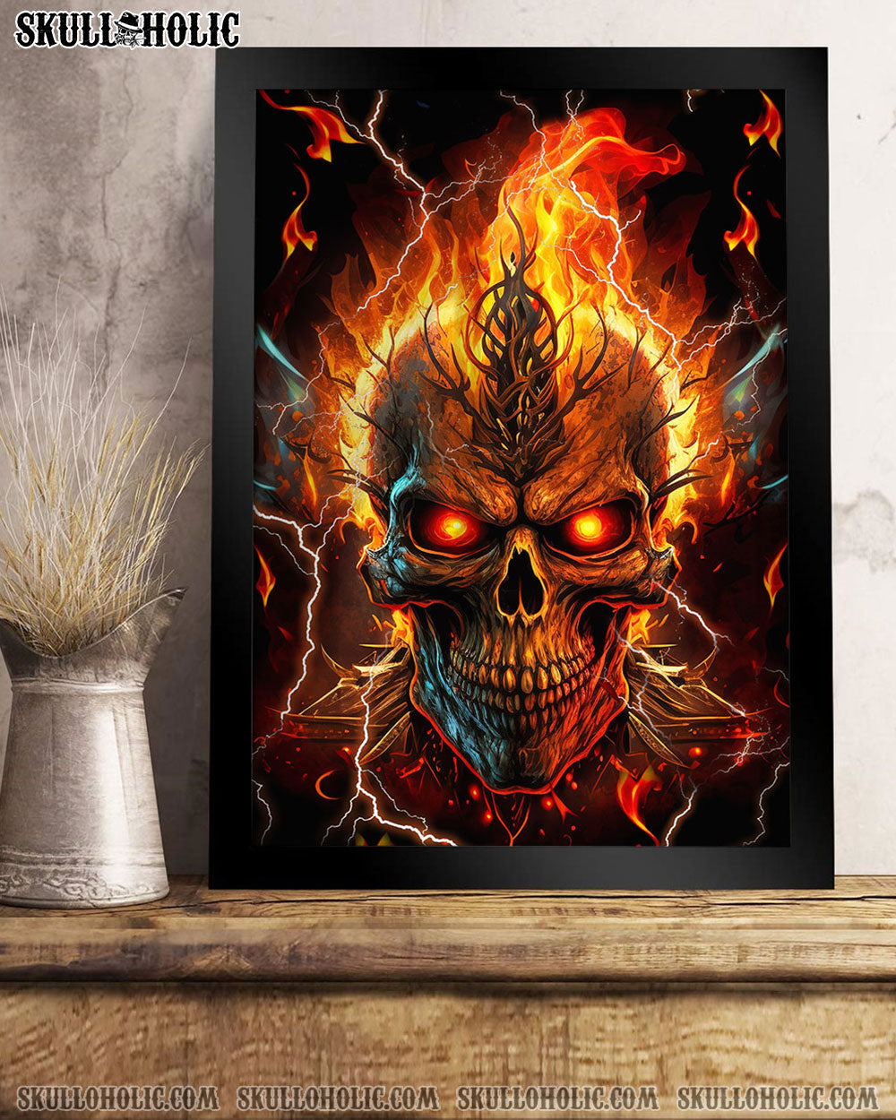 FIRE MAD SKULL POSTER - YHHN0802235