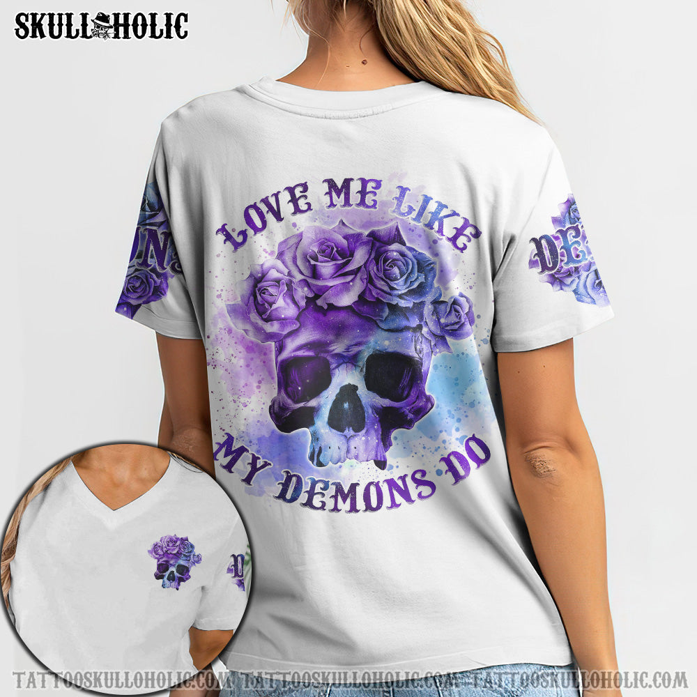 (HOT DEAL) LOVE ME SKULL ALL OVER PRINT - TLNO2312212