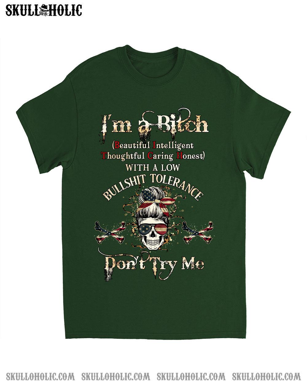 I'M A B DON'T TRY ME COTTON SHIRT - YHHG1412224