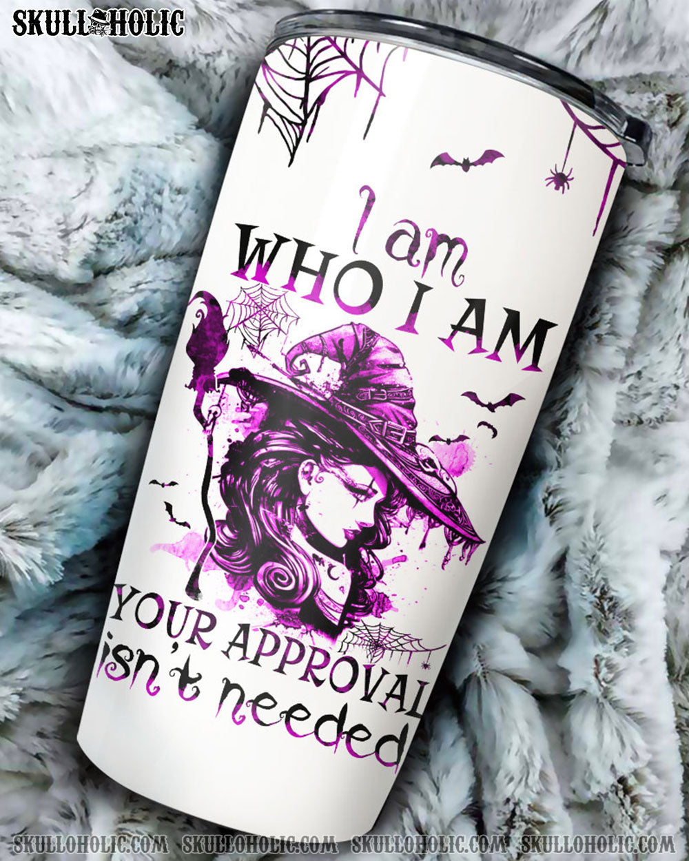 PERSONALIZED I AM WHO I AM WITCH TUMBLER - YHTH2608223