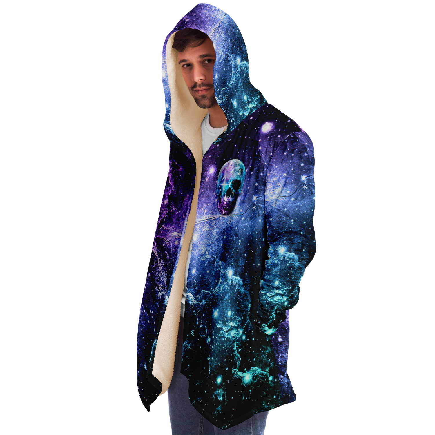 GALAXY SKULL PREMIUM FLEECE CLOAK - TLTR0908225