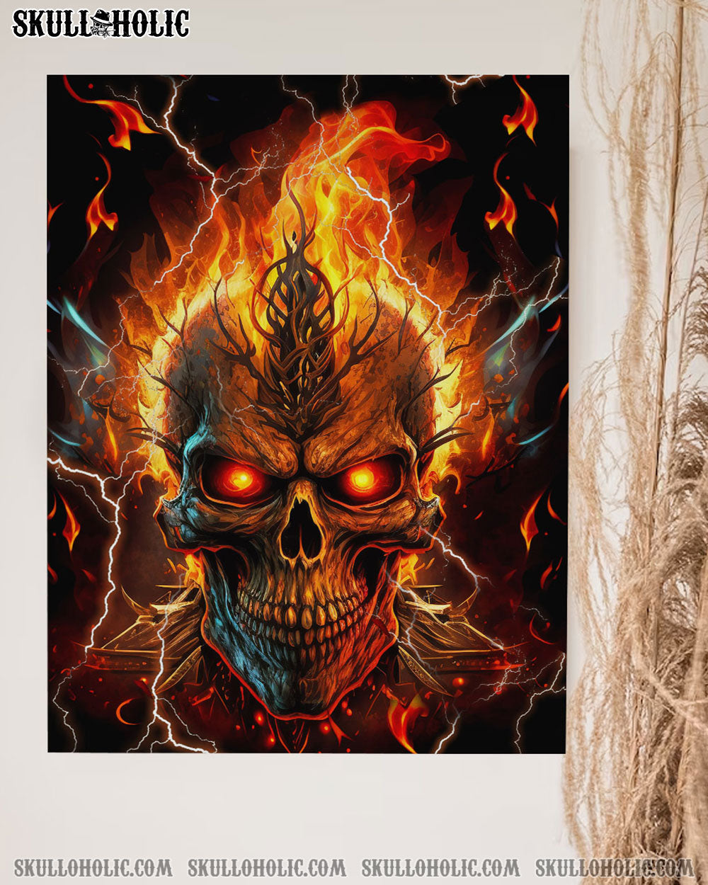 FIRE MAD SKULL POSTER - YHHN0802235