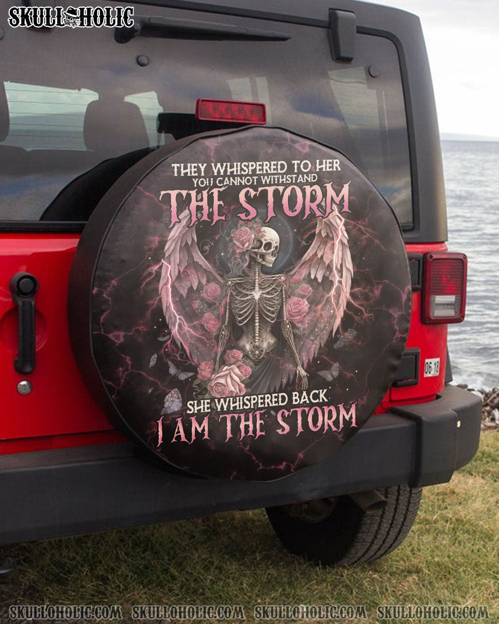 I AM THE STORM SKELETON ROSES WINGS AUTOMOTIVE - TLNO0702231