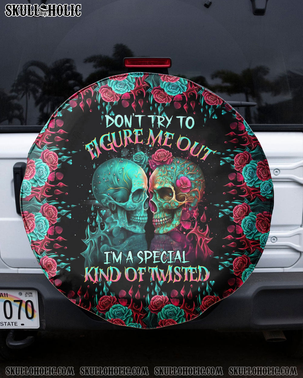 DON'T TRY TO FIGURE ME OUT SKULL AUTOMOTIVE - TLTR0604232