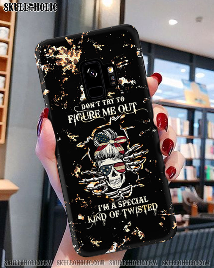 DON'T TRY TO FIGURE ME OUT PHONE CASE - TLTW0912222