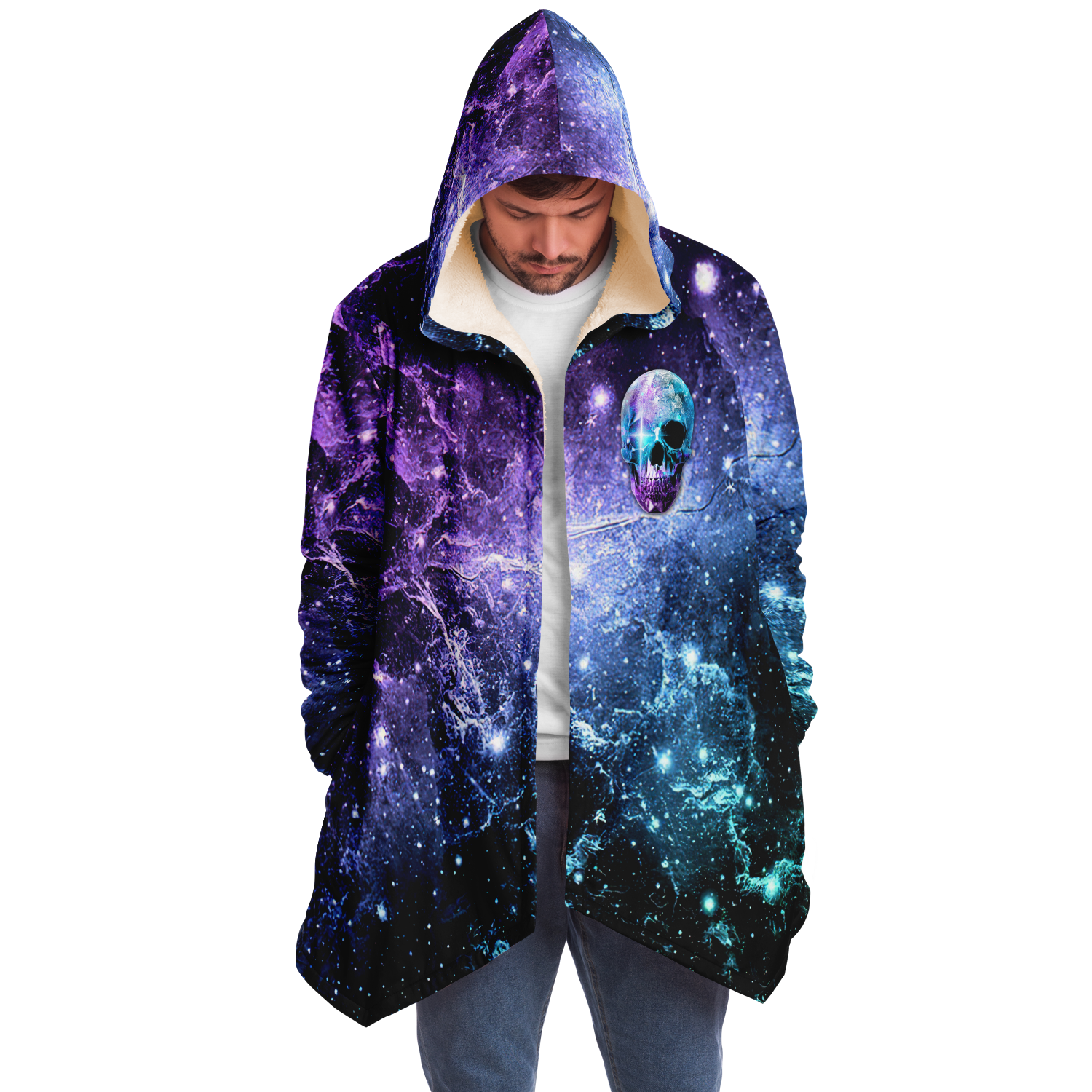 GALAXY SKULL PREMIUM FLEECE CLOAK - TLTR0908225