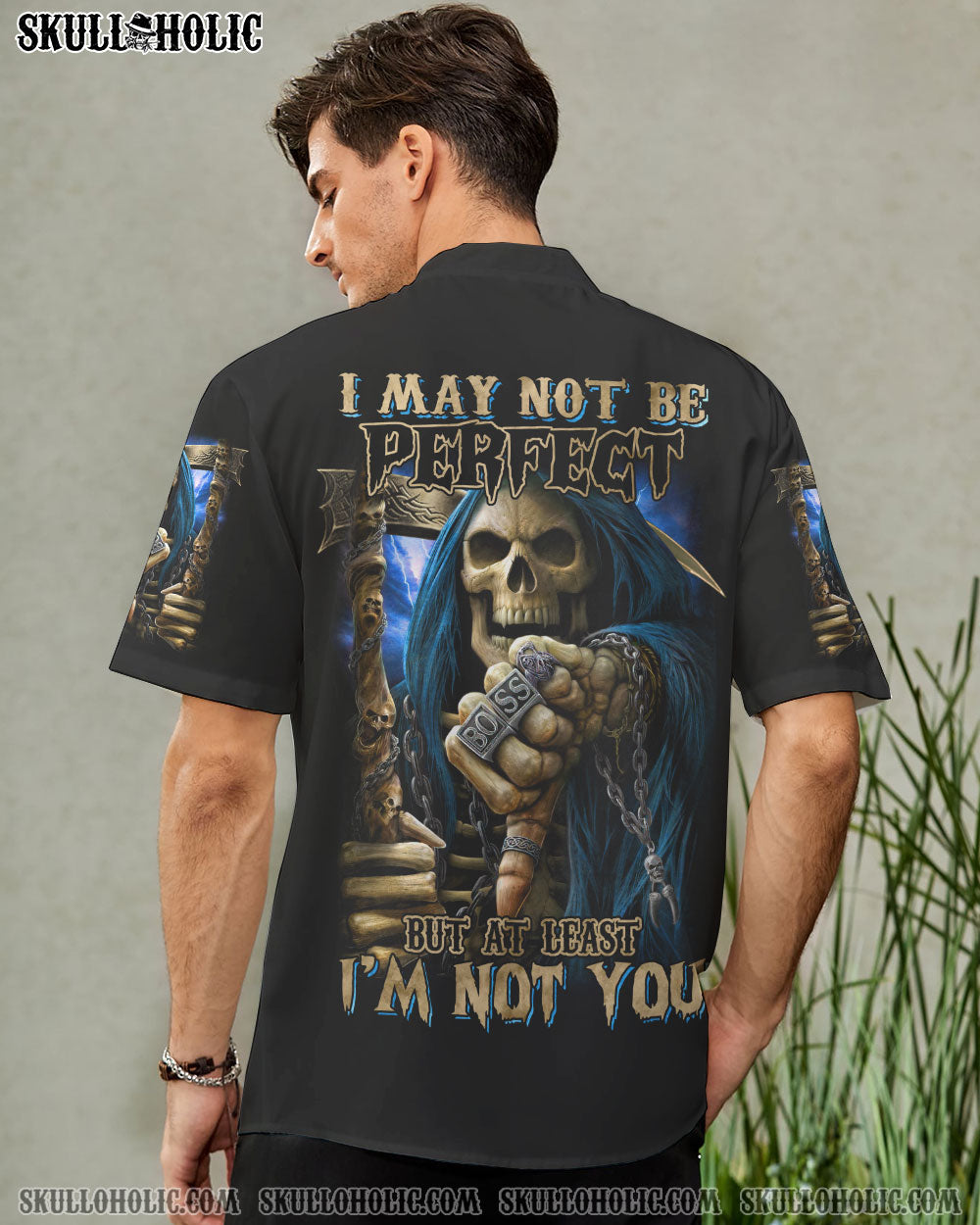 AT LEAST I'M NOT YOU REAPER BASEBALL JERSEY - TLNZ0609223