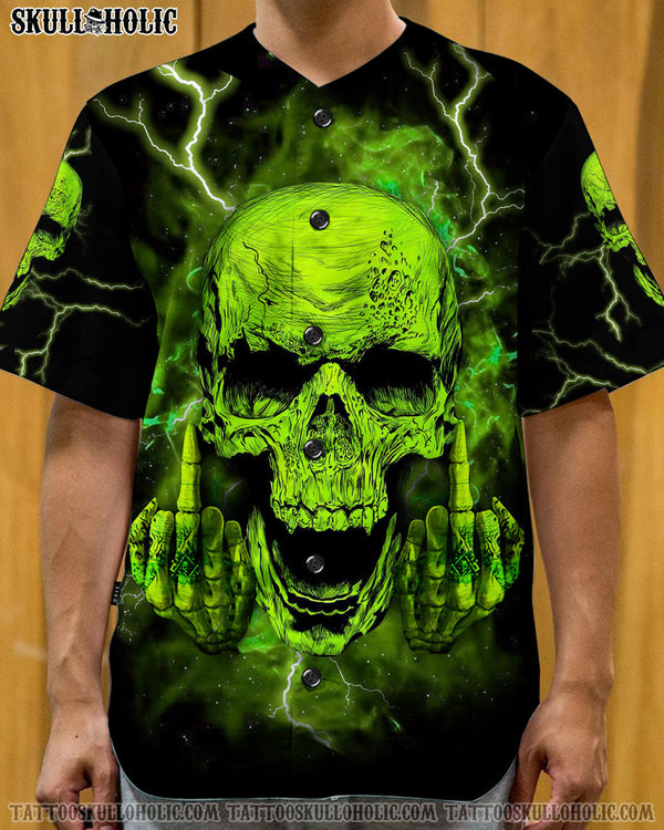 DON'T LIKE MY ATTITUDE SKULL BASEBALL JERSEY- YHHN2207223KI