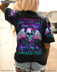 DON'T LIKE ME SKULL WINGS ALL OVER PRINT - TLTC2809222