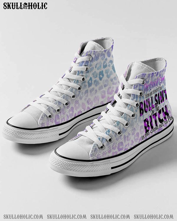 THE GOOD GIRL IN ME HIGH TOP CANVAS SHOES - TY1110221