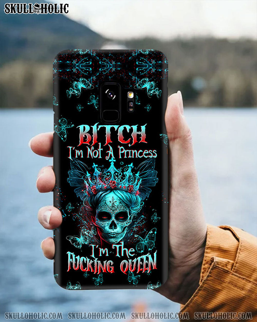 I'M THE F QUEEN SUGAR SKULL PHONE CASE - TLTW0504235