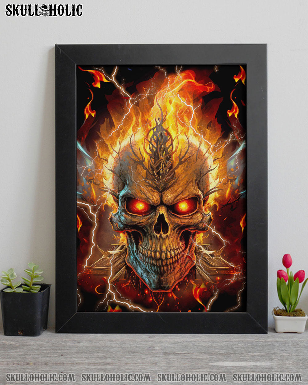 FIRE MAD SKULL POSTER - YHHN0802235