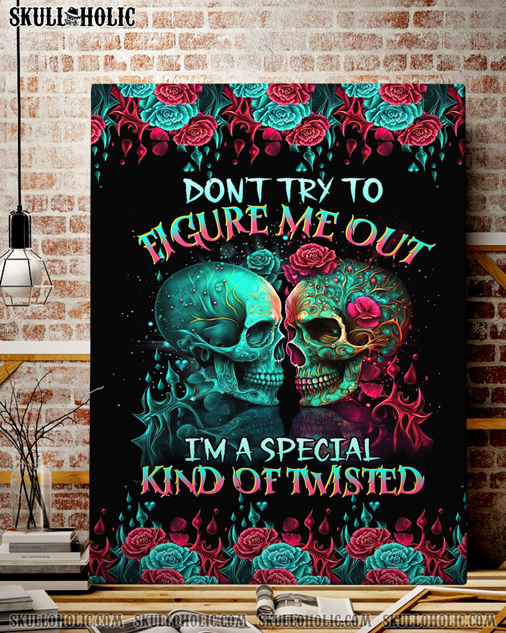 DON'T TRY TO FIGURE ME OUT SKULL POSTER - TLTR0804233