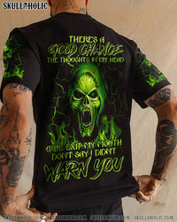 DON'T SAY I DIDN'T WARN YOU ANGRY SKULL ALL OVER PRINT - TLTR2809223