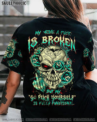 MY GIVE A F TATTOOED SKULL ROSE NEW ALL OVER PRINT - TLTW11112021