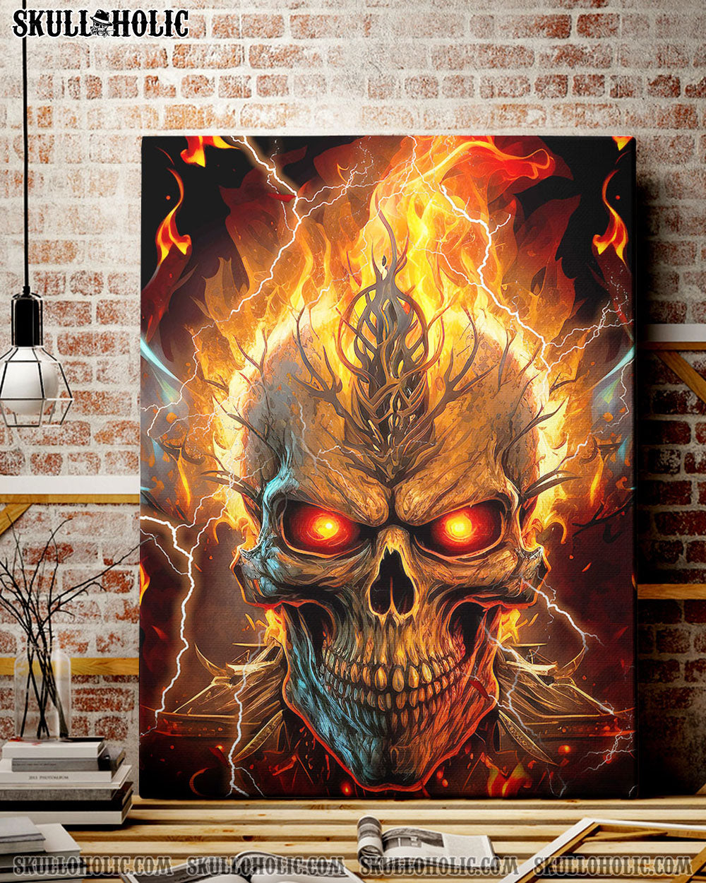 FIRE MAD SKULL POSTER - YHHN0802235