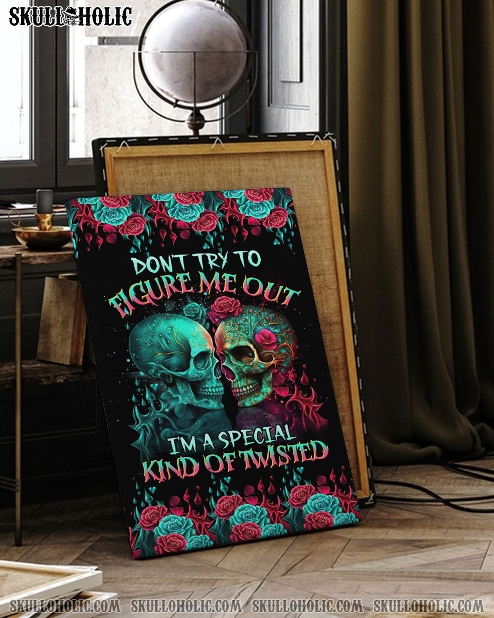 DON'T TRY TO FIGURE ME OUT SKULL POSTER - TLTR0804233