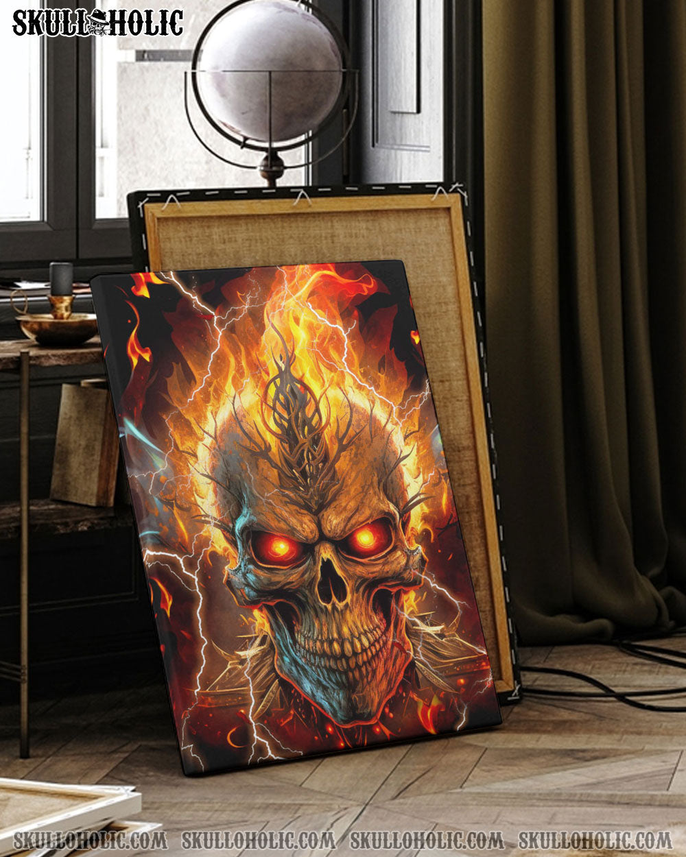 FIRE MAD SKULL POSTER - YHHN0802235