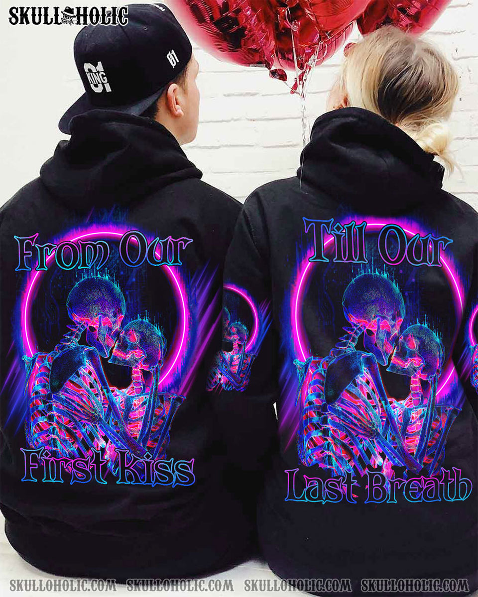 FIRST KISS LAST BREATH SKULL NEON COUPLE ALL OVER PRINT - TLNO0211223 ...