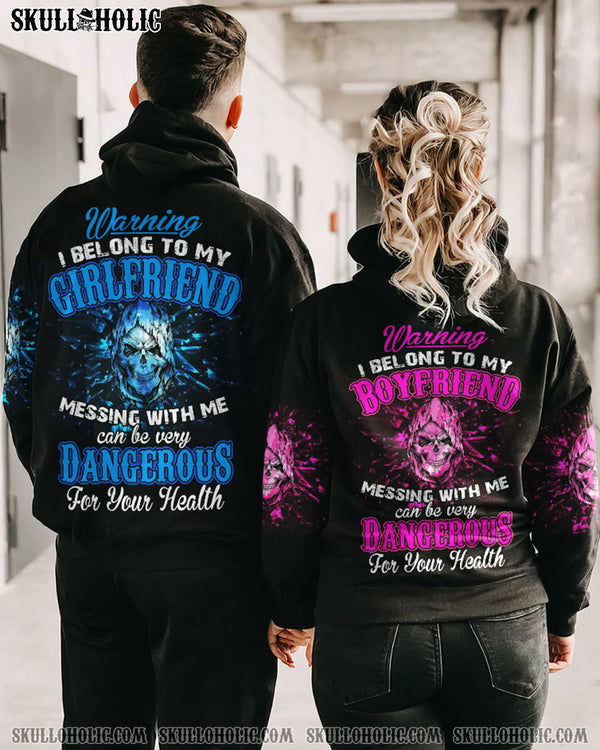 WARNING I BELONG REAPER COUPLE ALL OVER PRINT - TLNZ0601234