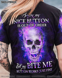 SORRY MY NICE BUTTON IS OUT OF ORDER ALL OVER PRINT - YHTH2609221