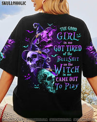THE GOOD GIRL 3 SKULLS HALLOWEEN ALL OVER PRINT - TLNO18008223