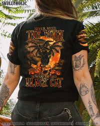 NEVER MIND THE WITCH BLACK CAT ALL OVER PRINT - TLTM0709221