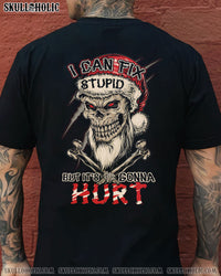 I CAN FIX STUPID CHRISTMAS SKULL COTTON SHIRT - YHTG0509222