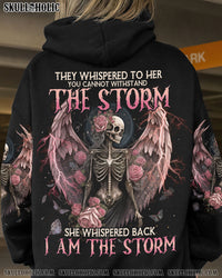 I AM THE STORM SKELETON ROSES WINGS ALL OVER PRINT - TLNO0302232
