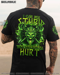 I CAN FIX STUPID VIKING SKULL ALL OVER PRINT - TLTM2809221