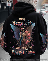 KARMA FAIRY SKULL SKELETON ROSE ALL OVER PRINT - TLTW0201232