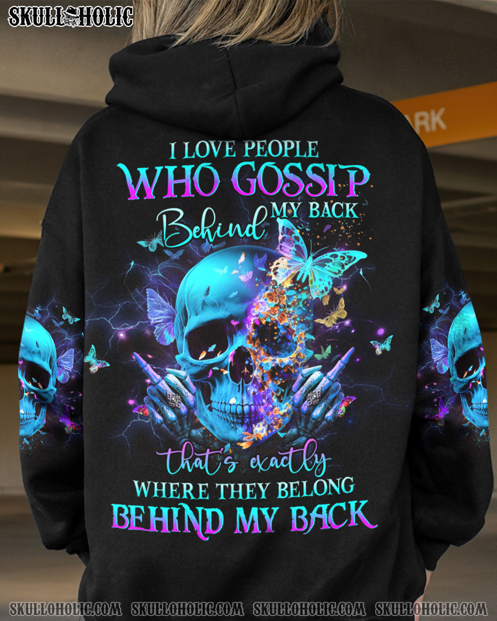 I LOVE PEOPLE WHO GOSSIP BEHIND MY BACK ALL OVER PRINT - YHHG1403233