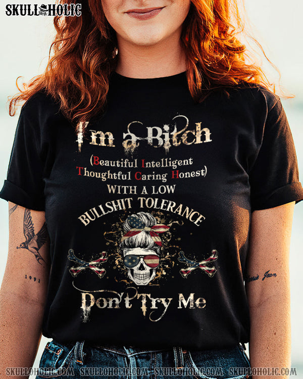 I'M A B DON'T TRY ME COTTON SHIRT - YHHG1412224