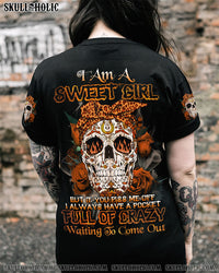 I AM SWEET GIRL SUGAR SKULL ROSE ALL OVER PRINT - TLNZ2709222