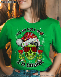 I'M DRUNK MESSY BUN COTTON SHIRT - TLNO1409221