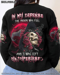 IN MY DEFENSE WITCH SKULL ALL OVER PRINT - TLTW2209222