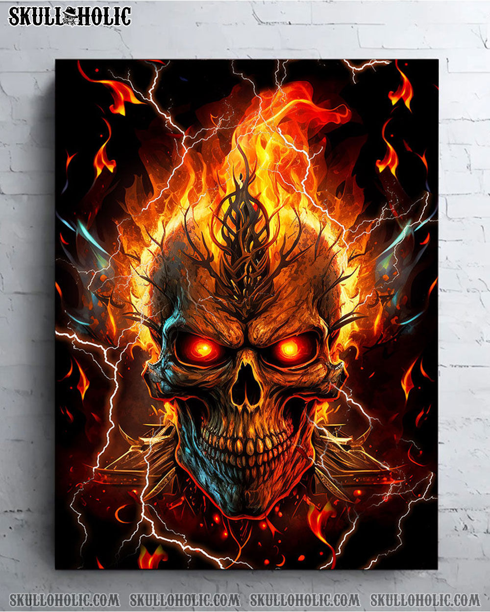 FIRE MAD SKULL POSTER - YHHN0802235