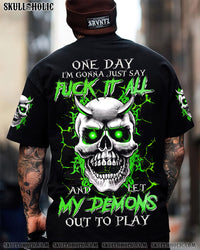 ONE DAY SKULL HORN ALL OVER PRINT - TLNZ0709221