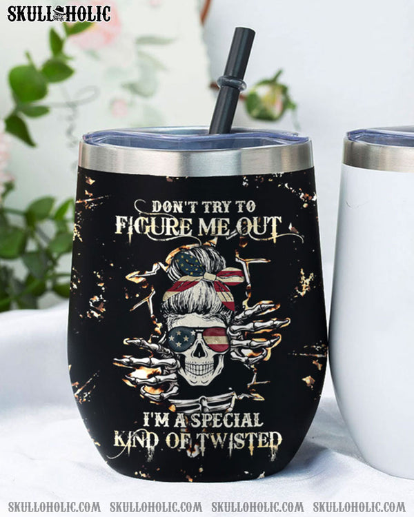 DON'T TRY TO FIGURE ME OUT STAINLESS STEEL CUP - TLTW0512225