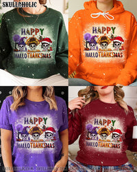 PERSONALIZED HAPPY HALLOTHANKSMAS 3 SKLS ALL OVER PRINT - TLTW2709225
