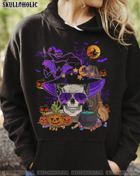 HALLOWEEN WITCH SKULL COTTON SHIRT - TY1709222